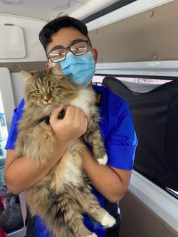 Dair, our new part-time assistant.